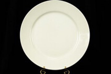 White China Dinner Plate 11"
